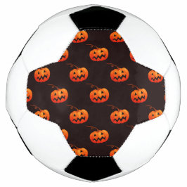 Halloween Pompoenen, Sinaasappelpompoenen Grappig  Voetbal