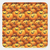 Halloween pompoenen stickers (Voorkant)
