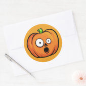 Halloween pompoenen stickers 8 (Envelop)