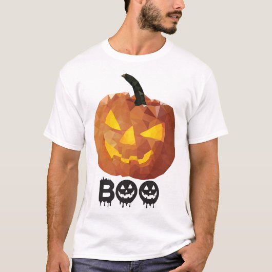 Halloween pompoenen t-shirt (Voorkant)