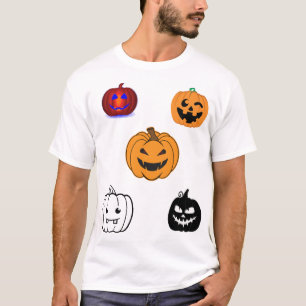 Halloween Pompoenen    T-shirt