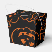 Halloween pompoenen take-out gunstbox bedankdoosjes (Achterkant)