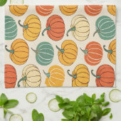 Halloween Pompoenen Theedoek (Gevouwen)