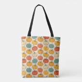 Halloween Pompoenen Tote Bag (Achterkant)
