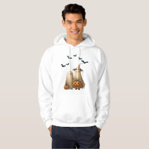 Halloween Pompoenen Vleermuizen Griezelige Hoodie