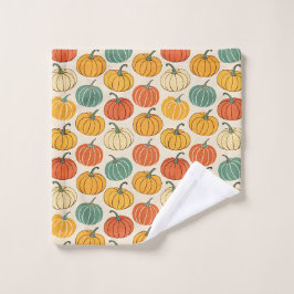 Halloween Pompoenen Washandje