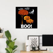 HALLOWEEN POMPOENENKOPPEN POSTER (Thuiskantoor)