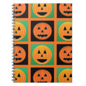 Halloween-pompoengezicht Notitieboek (Voorkant)