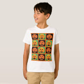 Halloween-pompoengezicht T-shirt (Voorkant volledig)