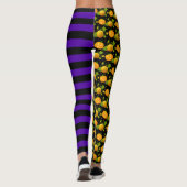 Halloween pompoenjack of lantaarntruc of tepel leggings (Achterkant)