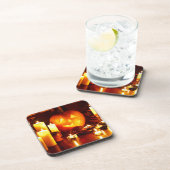 Halloween pompoenlantaarn drankjes onderzetter (Rechterzijde)