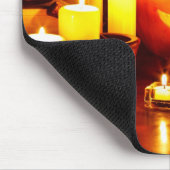 Halloween pompoenlantaarn muismat (Hoek)