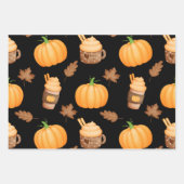 Halloween-pompoenpakpapier Inpakpapier Vel (Voorkant 3)