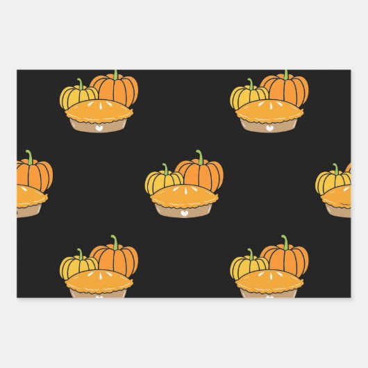 Halloween-pompoenpakpapier Inpakpapier Vel (Voorkant 2)