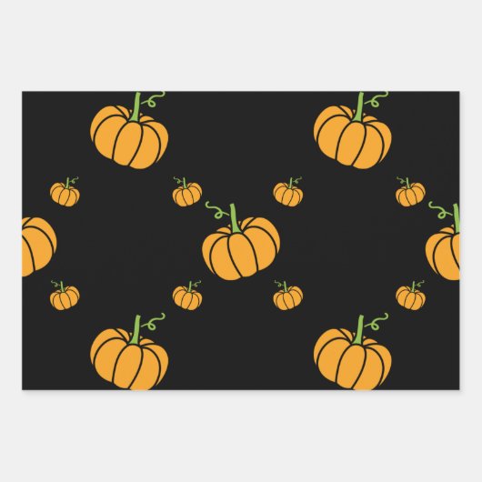 Halloween-pompoenpakpapier Inpakpapier Vel (Voorkant)