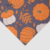 Halloween pompoenpatroon inpakpapier tissuepapier (Detail)