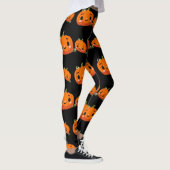 Halloween-pompoenpatroon Leggings (Rechts)