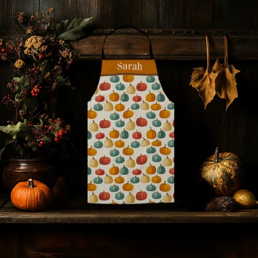  Halloween pompoenpatroon Schort