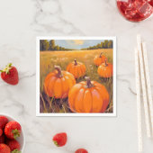 Halloween Pompoenveld Herfst Autumn Servet (Insitu)