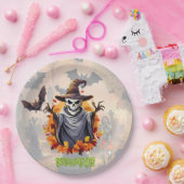 Halloween Pompoenveld Papieren Bordje (Feest)