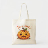 Halloween pompoenzak tote bag (Voorkant)