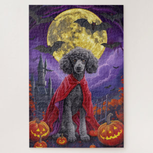 Halloween Poodle Vampier Pompoenen Eng Legpuzzel