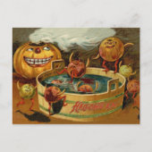 Halloween Pool Party Briefkaart (Voorkant)