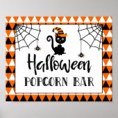 halloween popcorn-stalletje poster (Voorkant)