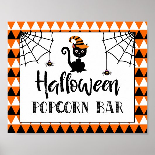 halloween popcorn-stalletje poster (Voorkant)