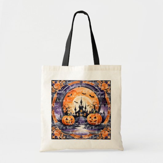 Halloween Populair Pompoen Herfst Collectie Tote Bag (Voorkant)