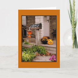 Halloween Porch-kaart Kaart