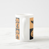 halloween porselein kop (Achterkant)