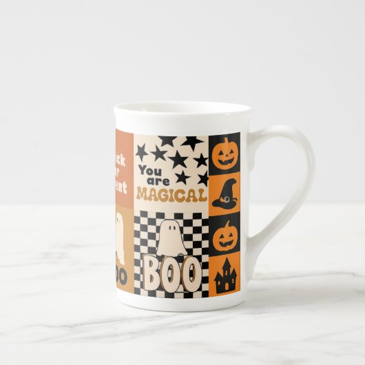 halloween porselein kop (Rechts)