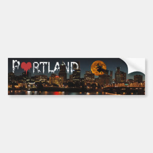 Halloween Portland Bumpersticker