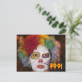 Halloween portret briefkaart 3 (Staand voorkant)