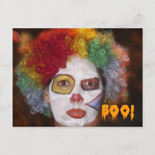 Halloween portret briefkaart 3 (Voorkant)