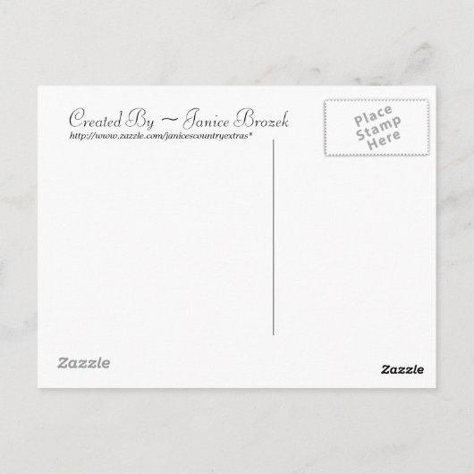 Halloween Post Card Briefkaart (Achterkant)