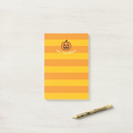 Halloween post-it note (Op bureau)