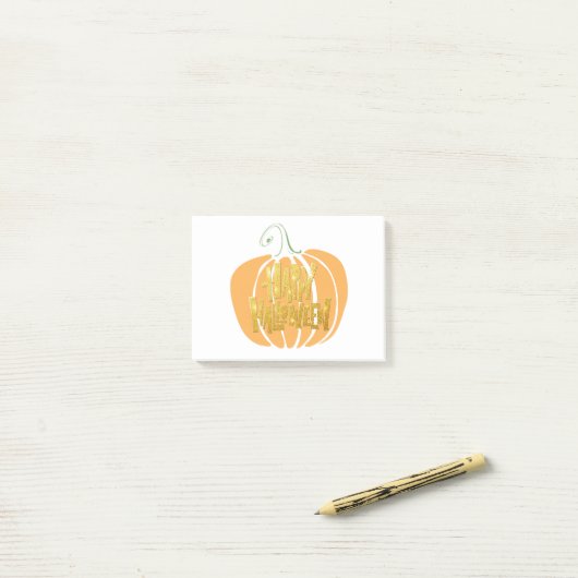 Halloween Post-it® Notes (Op bureau)