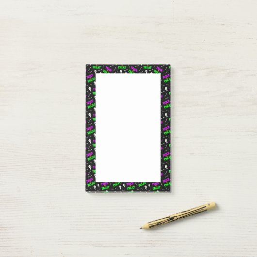 Halloween post-it notes (Op bureau)
