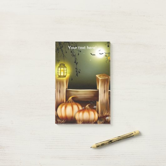 Halloween Post-it® Notes (Op bureau)