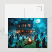 Halloween Post Kaart, Papier: Matte, Briefkaart (Voorkant / Achterkant)