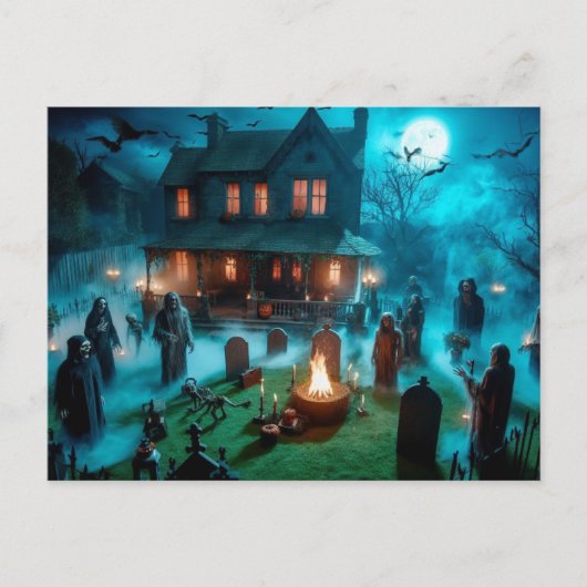Halloween Post Kaart, Papier: Matte, Briefkaart (Voorkant)