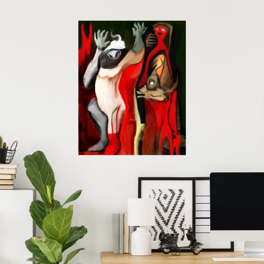 halloween poster (Thuiskantoor)