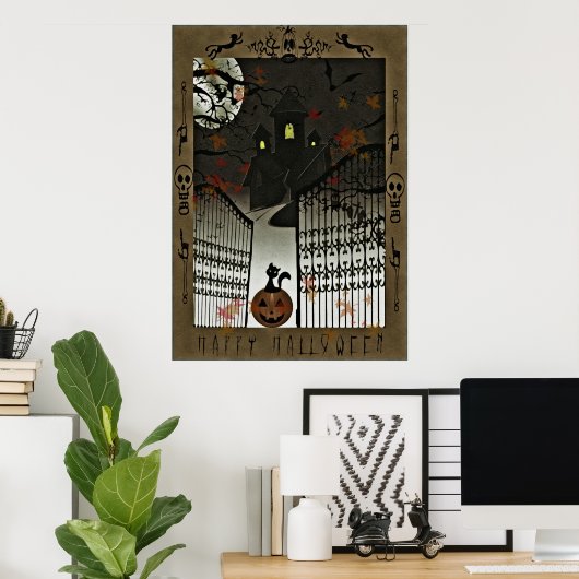 halloween poster (Thuiskantoor)