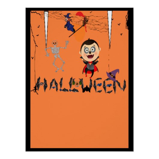 Halloween Poster 2 (ontworpen door Kriyas Collecti (Voorkant)