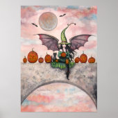 Halloween Poster heks Cat Jack-O-Lantern (Voorkant)