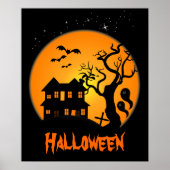 Halloween-Poster in Haunted House Poster (Voorkant)