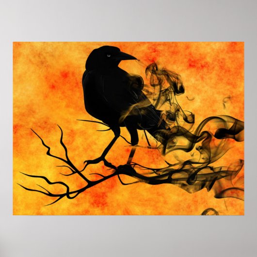 Halloween Poster-Raven Poster (Voorkant)