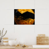 Halloween Poster-Scary Bat Poster (Keuken)